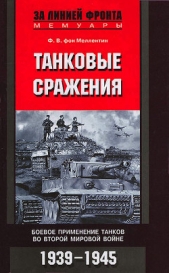 Танковые сражения 1939-1945 гг. - автор фон Меллентин Фридрих Вильгельм 