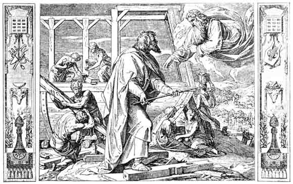 Библия, пересказанная детям старшего возраста. Ветхий завет. Часть первая (Иллюстрации — Юлиус Шнорр фон Карольсфельд) - _025.jpg