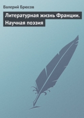  Брюсов Валерий Яковлевич - Литературная жизнь Франции. Научная поэзия