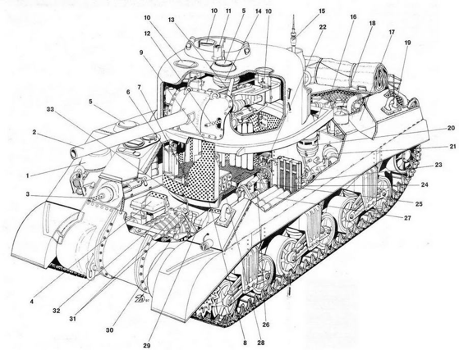 Бронетанковая техника США 1939 - 1945 - img_32.jpg