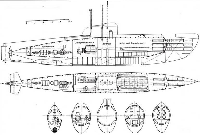 Германские субмарины Тип XVII Крупным планом - pic_57.jpg