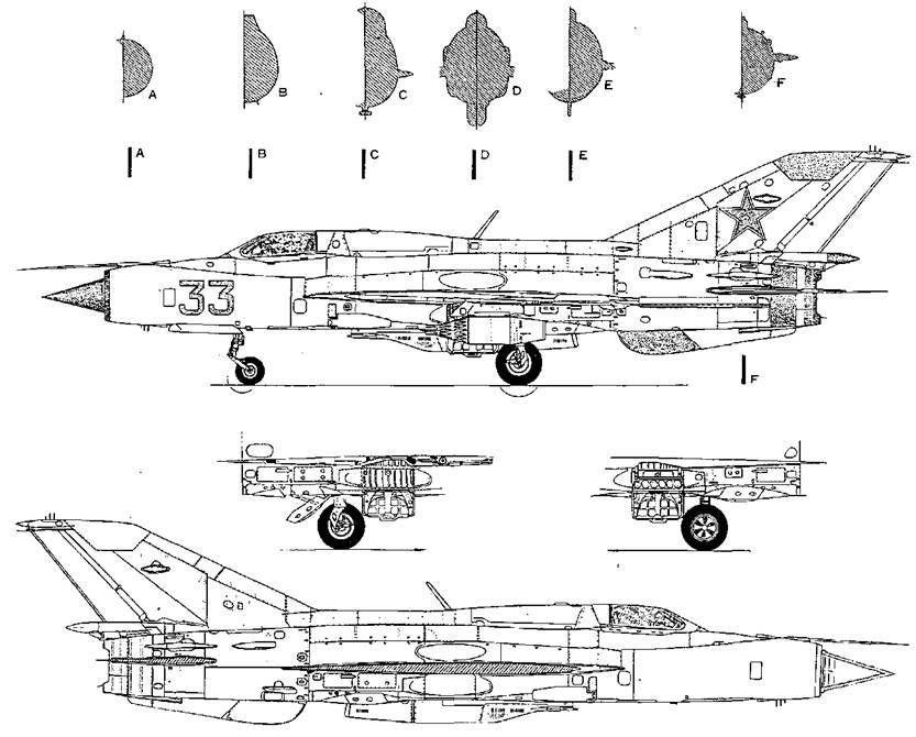 МиГ-21. Особенности модификаций и детали конструкции. Часть 1 - pic_127.jpg
