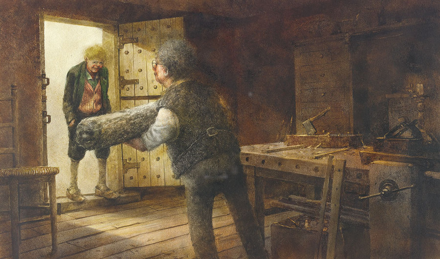 Приключения Пиноккио (Илл. В. Алфеевского) - i_005.jpg