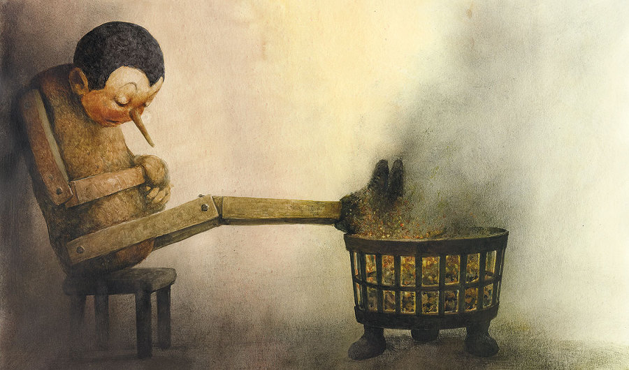 Приключения Пиноккио (Илл. В. Алфеевского) - i_016.jpg