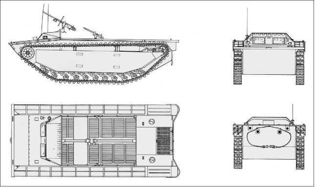 Десантные амфибии Второй Мировой<br />«Аллигаторы» США — плавающие танки и бронетранспортеры - i_039.jpg