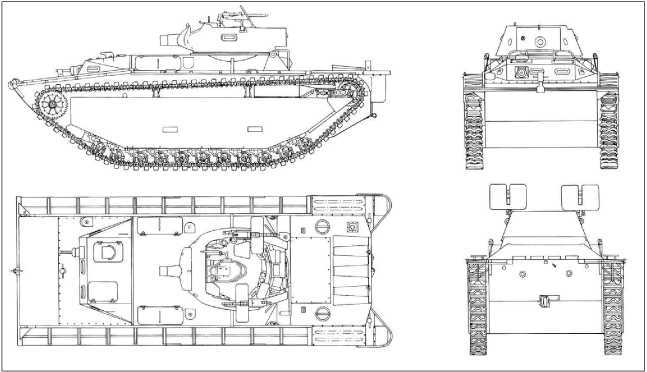 Десантные амфибии Второй Мировой<br />«Аллигаторы» США — плавающие танки и бронетранспортеры - i_077.jpg