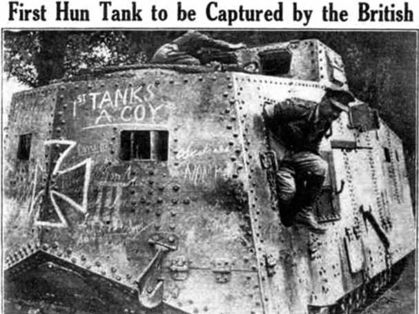 Первые германские танки. 