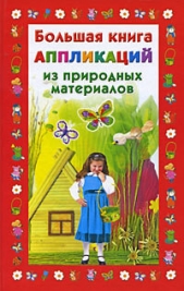 Большая книга аппликаций из природных материалов - автор Дубровская Наталия 