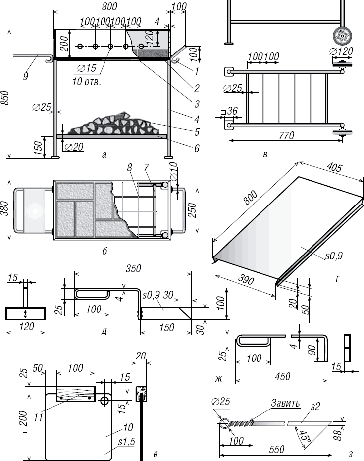 Делаем сами коптильни, грили, мангалы, уличные печи - _14.png
