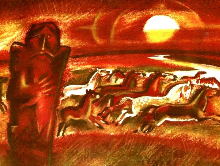 Скифы в остроконечных шапках (илл. В. Хвостова) - pic_1.jpg