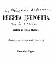  Салиас-де-Турнемир Елизавета Васильевна - Княжна Дубровина