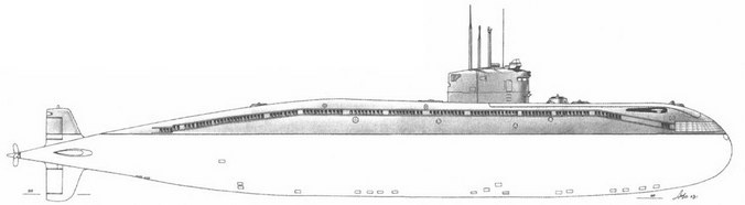 Корабли ВМФ СССР. Том 1. Подводные лодки. Часть 2. Многоцелевые подводные лодки. Подводные лодки специального назначения - pic_154.jpg