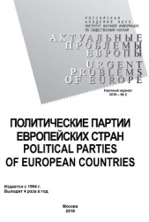 Актуальные проблемы Европы №2 / 2018 - автор Коллектив авторов 