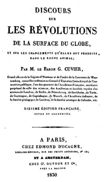 Рассуждение о переворотах на поверхности земного шара и об изменениях, какие они произвели в животном царстве - i6b47a62df3