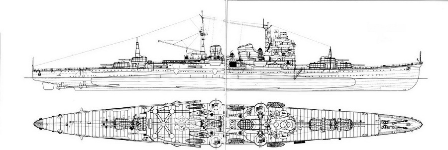 Японские тяжелые крейсера типа «Миоко» - pic_43.jpg