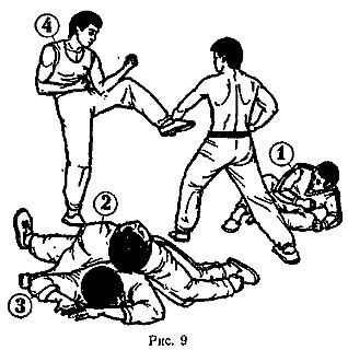 Техника самозащиты по школе 