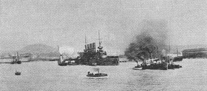 На броненосце “Пересвет