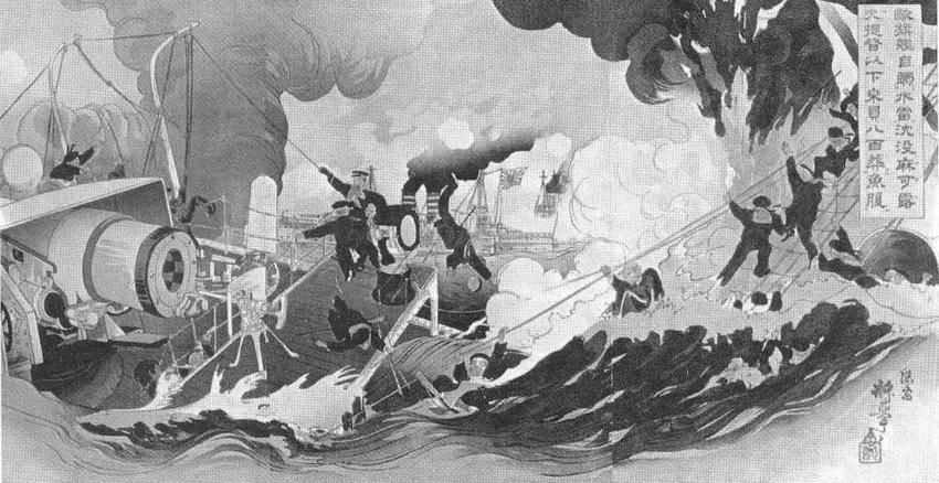 На броненосце “Пересвет