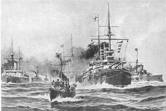 На броненосце “Пересвет