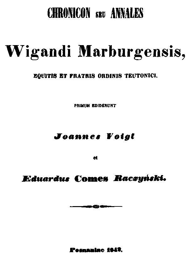 Виганд из Марбурга. Новая прусская хроника (1394) - image5.png