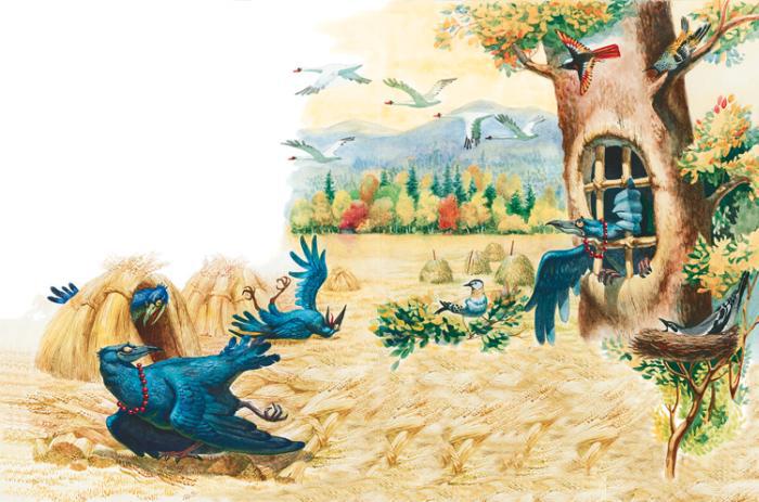 Сказки русских писателей (с илл.) - crow_04.jpg