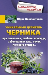 Уникальный целитель черника. При онкологии, диабете, простуде, заболеваниях глаз, почек, мочевого пу - автор Константинов Юрий 