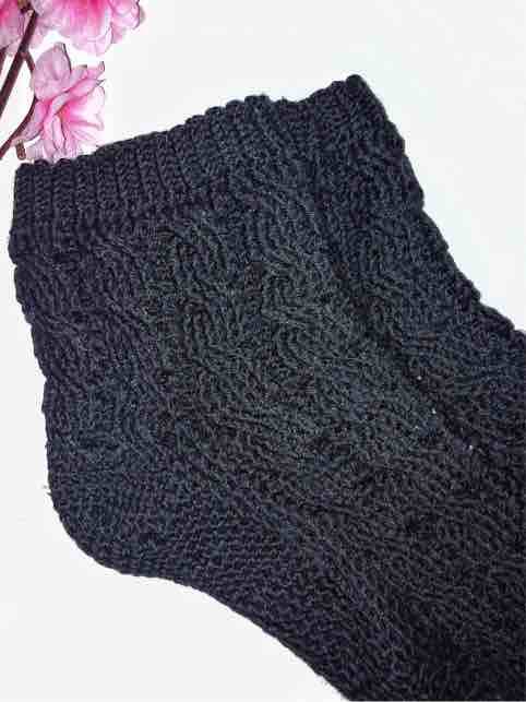 Мастер-класс: Носки с косами крючком - _2.jpg