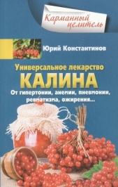 Универсальное лекарство калина. От гипертонии, анемии, пневмонии, ревматизма, ожирения - автор Константинов Юрий 