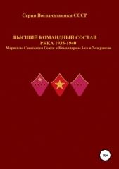 Высший командный состав РККА 1935-1940 Маршалы Советского Союза и Командармы 1-го и 2-го рангов - автор Соловьев Денис 