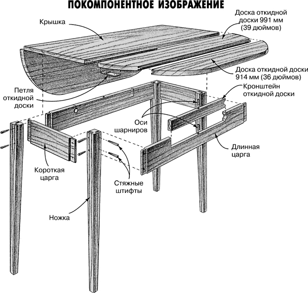 Мебель для дома своими руками. Приемы работы и подробные чертежи - i_023.jpg