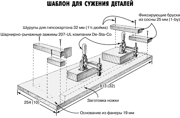 Мебель для дома своими руками. Приемы работы и подробные чертежи - i_031.jpg