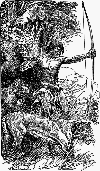 Тарзан из племени обезьян. Возвращение Тарзана. Тарзан и его звери (сборник) - _002.png