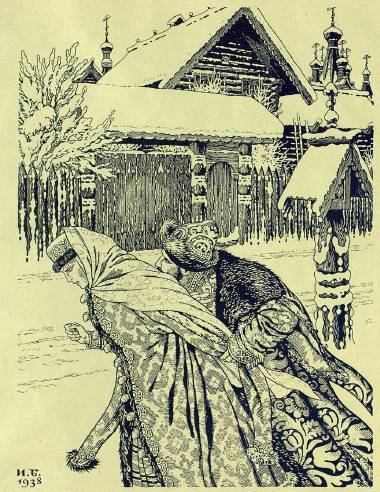 Песня про царя Ивана Васильевича, молодого опричника и удалого купца Калашникова (илл. И.Билибина) - _9.jpg